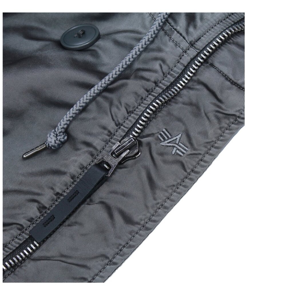 Alpha Industries Silver N-2B Battlewash Parka- Large - Picture 6 of 13